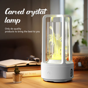 Creative 2 In 1 Audio Acrylic Crystal Lamp And Bluetooth Speaker