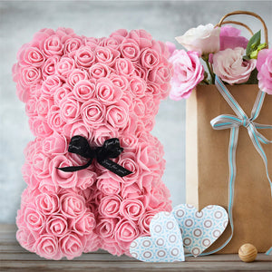 Rose Teddy Bear Eternal Flower PE Foam