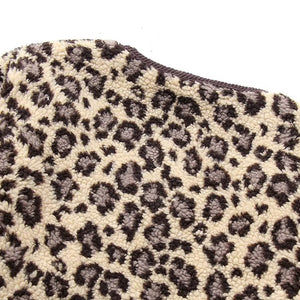 Women's Winter Leopard Print Casual Loose Jacket