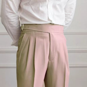 Men's Belt Skinny Casual Suit Pants