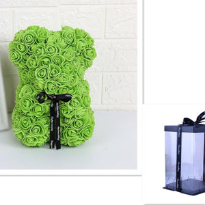 Rose Teddy Bear Eternal Flower PE Foam