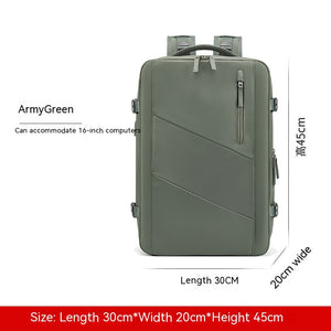 Nylon Travel Men's Large Capacity Lightweight Computer Backpack