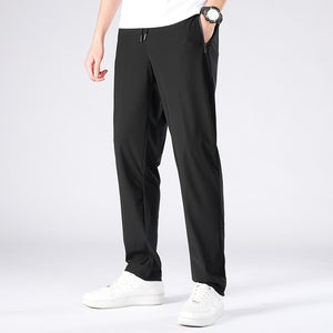 Men's Summer Plus Size Ice Silk Quick-drying Sports Pants