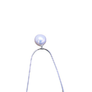 Water 9-10mm White Perfect Circle Fine Micro Flaw Pearl Pendant Female S925 Silver Snake Bone Necklace Adjustable