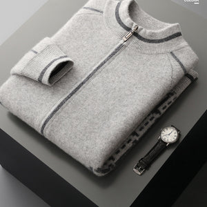 Middle-aged Dads Spring Western-style Coat And Sportswear Set