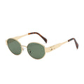 Gold Frame Green Piece