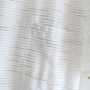 Summer Jacquard Gauze Cotton Kimono Thin Home Bathrobe Simple
