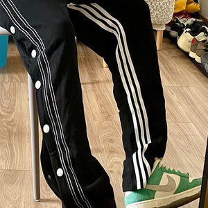 Striped Sport Breasted Pants High Street