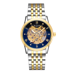 Business Men's Automatic Mechanical Watch Stainless Steel Waterproof