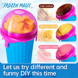 500ml Large Capacity Slushy Cup Summer Squeeze Juice Water Bottle