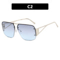 Silver Frame Gray Blue