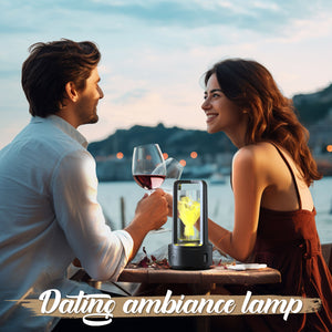 Creative 2 In 1 Audio Acrylic Crystal Lamp And Bluetooth Speaker