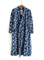 Navy Blue Leaves