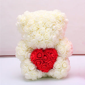 Rose Teddy Bear Eternal Flower PE Foam