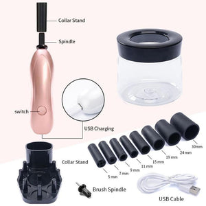 USB charging automatic lazy scrubber