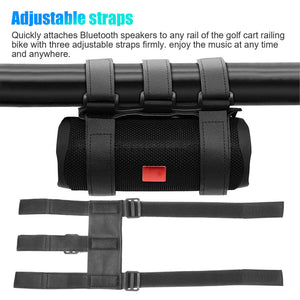 Bicycle Portable Bluetooth Speaker Mount For Golf Cart Bike Strap Accessories
