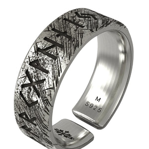 Nordic Viking Luen Letters Ring