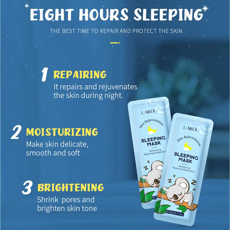 Seaweed Centella Snail Collagen Sleeping Face Mask