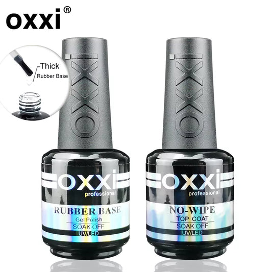OXXI 15ml Nail Base and Top Coat for Gel Polish
