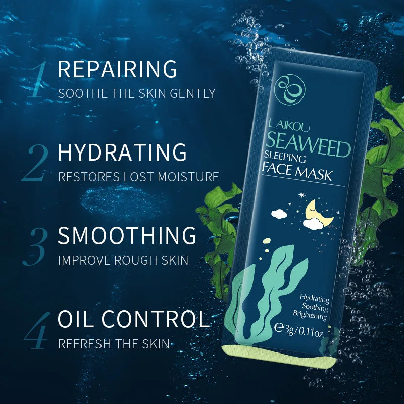 Seaweed Centella Snail Collagen Sleeping Face Mask