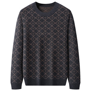 Round Neck Sweater XL Mens Loose