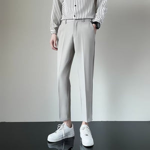 Casual Ninth Suit Pants Men's Spring And Autumn