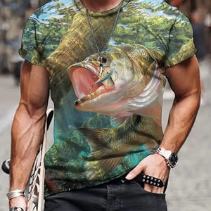 Men's Fashion 3D Digital Printed T-shirt
