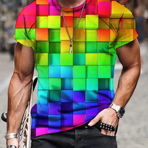 Men's Fashion 3D Digital Printed T-shirt