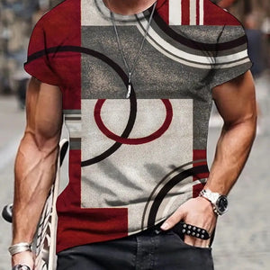 Men's Fashion 3D Digital Printed T-shirt