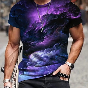 Men's Fashion 3D Digital Printed T-shirt