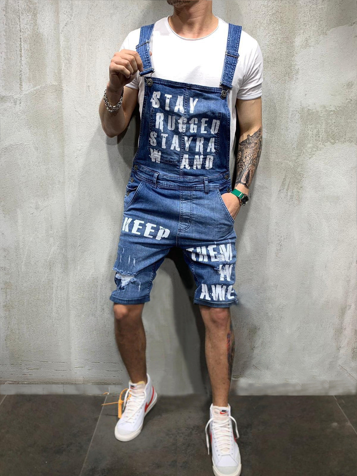 Men's Slim-fit Slimming Suspender Pants