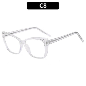 Spring Leg Plain Glasses For Bare Face