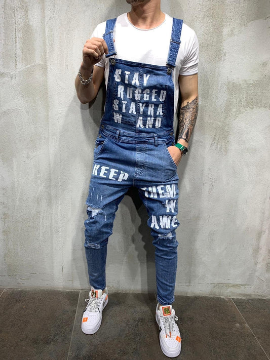 Men's Slim-fit Slimming Suspender Pants