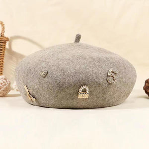 Women's Autumn And Winter Fashion Warm Woolen Hat