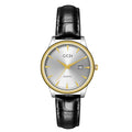 Women's Gold Shell White Plate