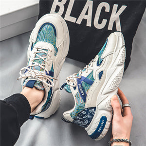 Men's Shoes Trendy Sneakers Teenagers Height Increasing