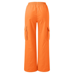 No Belt Pants High Waist Season Wide Leg Pants Straight Loose Temperament Commuter Pants
