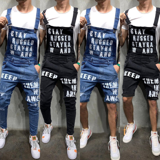 Men's Slim-fit Slimming Suspender Pants
