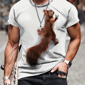Men's Fashion 3D Digital Printed T-shirt