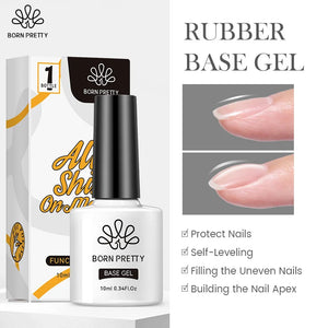 10ml Rubber Thick Base Top Reinforcement Gel Transparent Nail Prep Soak Off UV LED