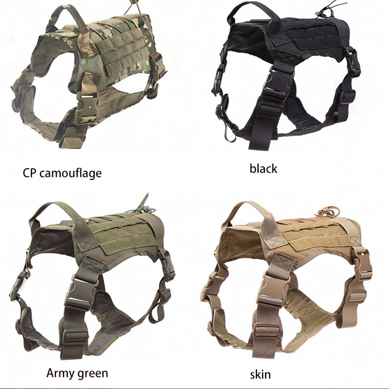 Military Tactical Dog Harness Front Clip Law Enforcement K9