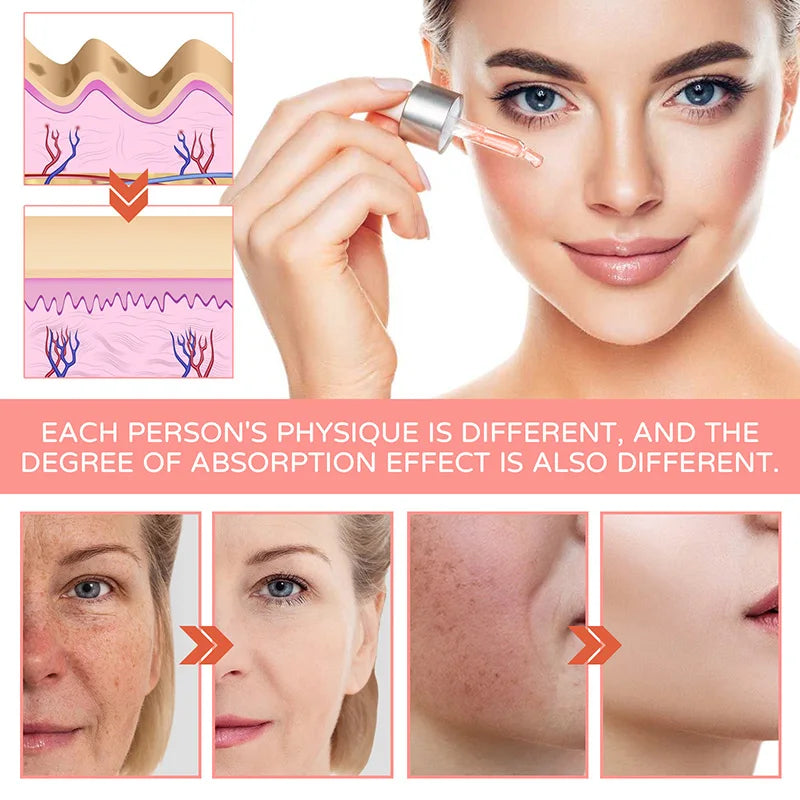 Hyaluronic 5 In 1 Face Serum Acid Moisturizing Whitening Anti Wrinkle Aging