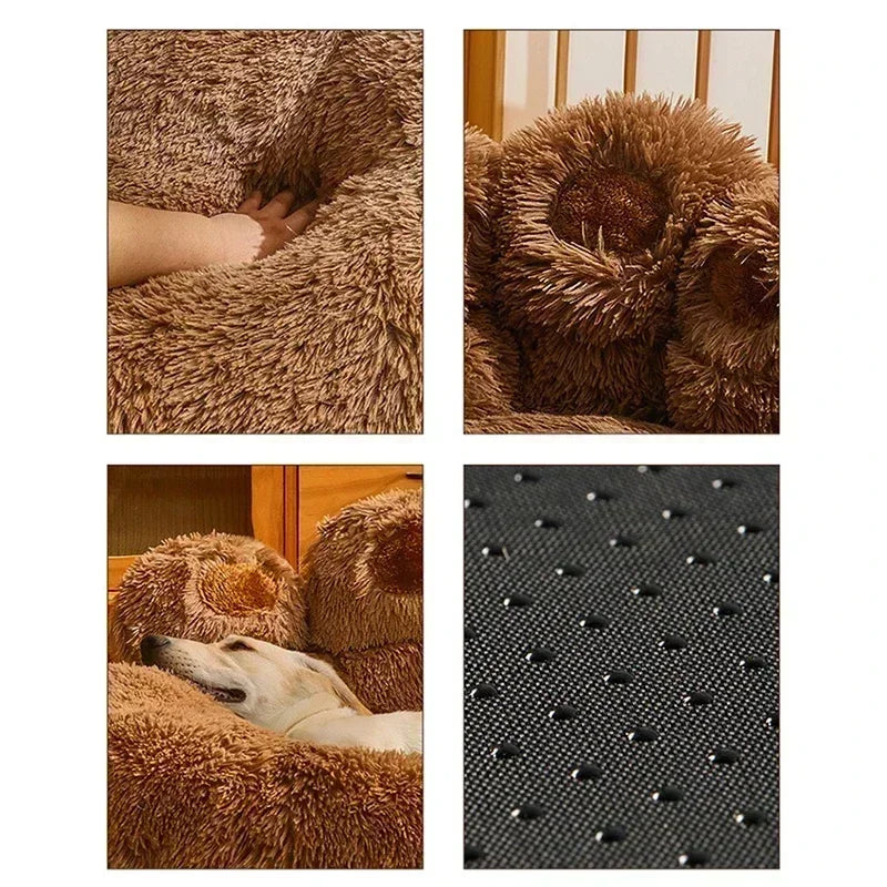 Soft Detachable And Washable Pet Nest Warm Dog Sofa Bed