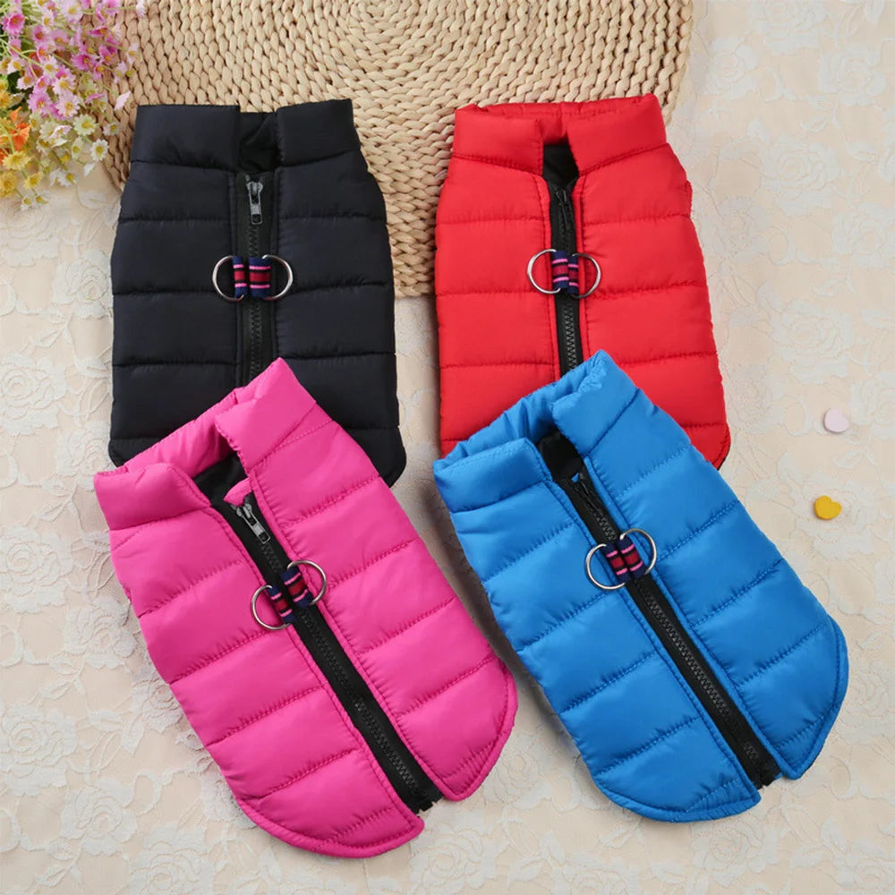 Puppy Winter Dog Jacket Vest Warm Pet Coat