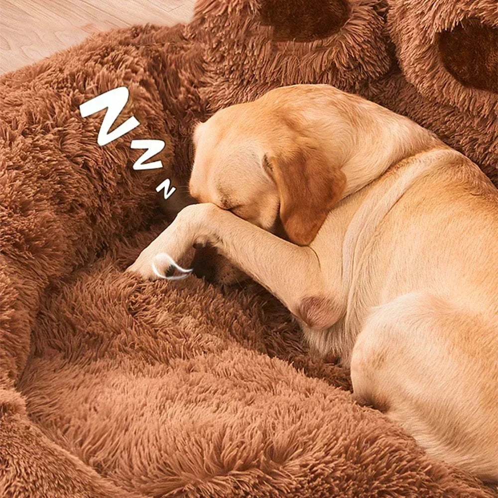 Soft Detachable And Washable Pet Nest Warm Dog Sofa Bed