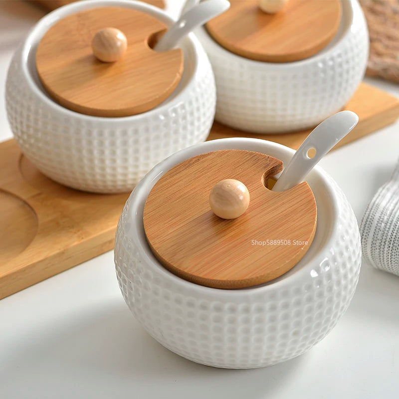 Ceramic Kitchen Canister Set