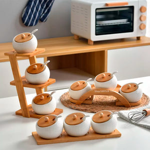 Ceramic Kitchen Canister Set