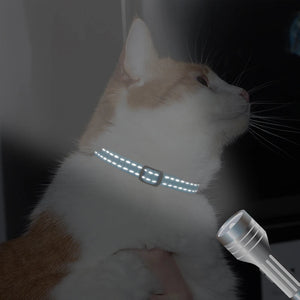 Adjustable Reflective Outdoor Pet Collars with Bells