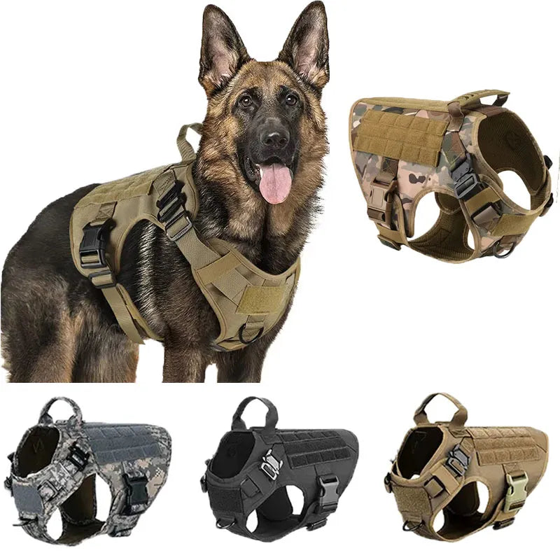 Military Tactical Dog Harness Front Clip Law Enforcement K9