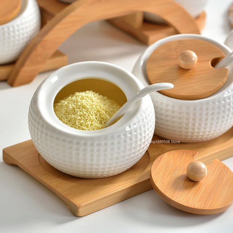 Ceramic Kitchen Canister Set